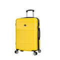 valise rigide moyenne 67 cm en polycarbonate Lee cooper jaune