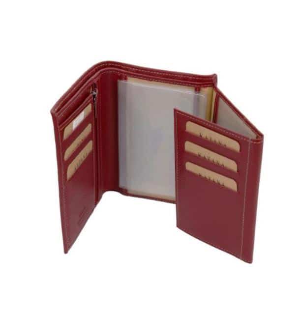 portefeuille en cuir grainé pour homme katana