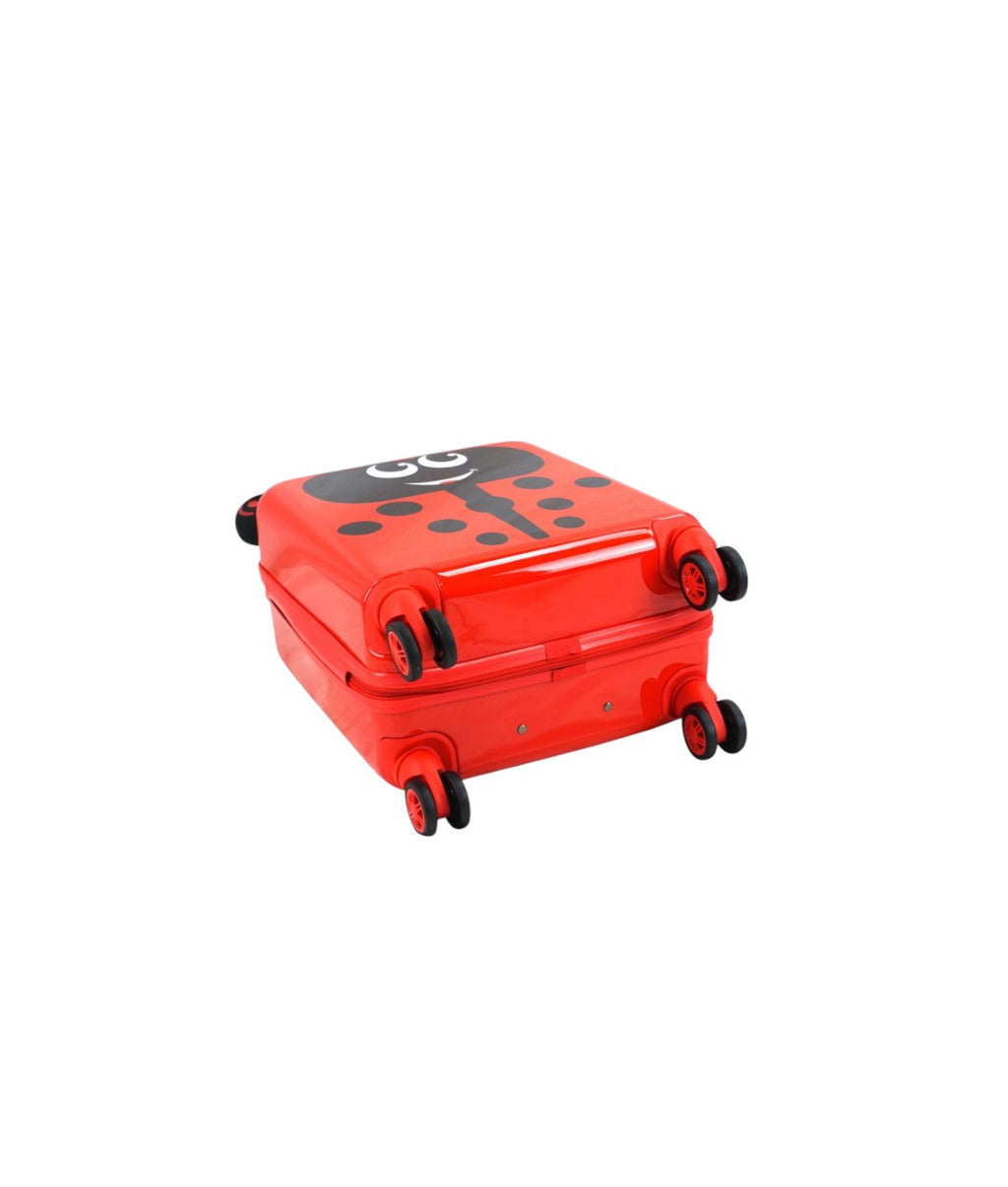 Valise enfant cabine Coccinelle rouge Snowball