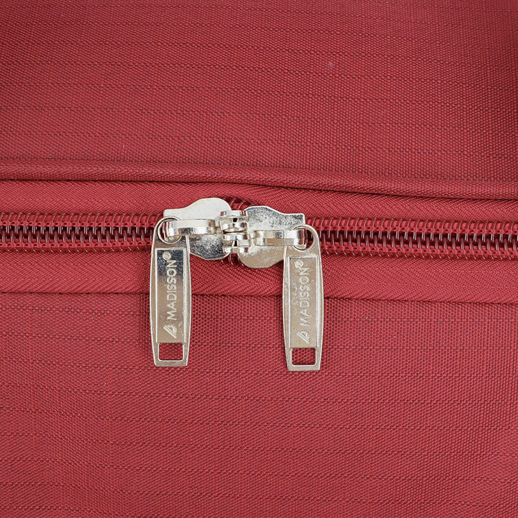 Sac de voyage XXL à roulettes Madisson Prague 84 cm - Vue de curseurs fermeture
