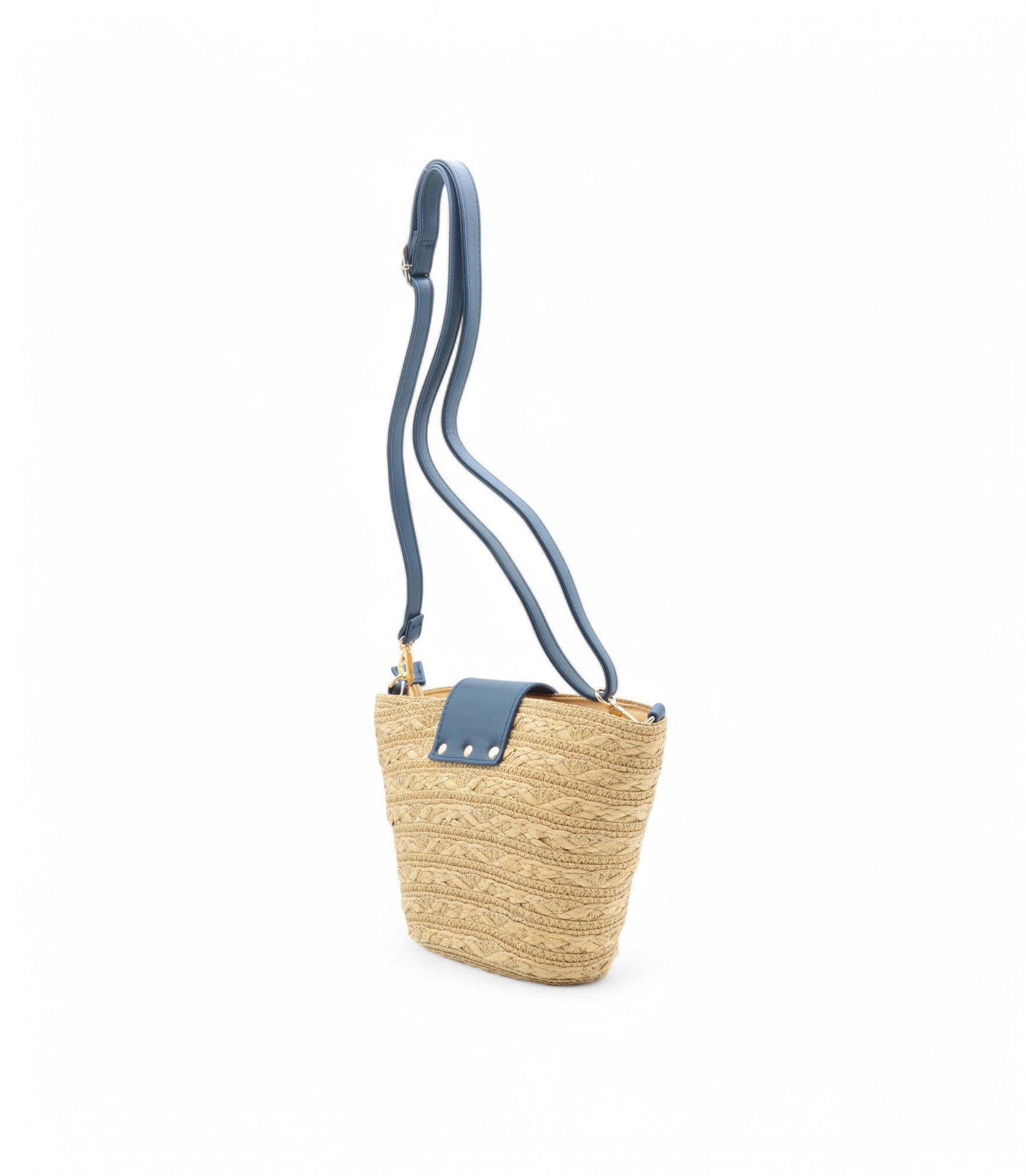 Sac en paille à bandoulière Maya de Flora&Co