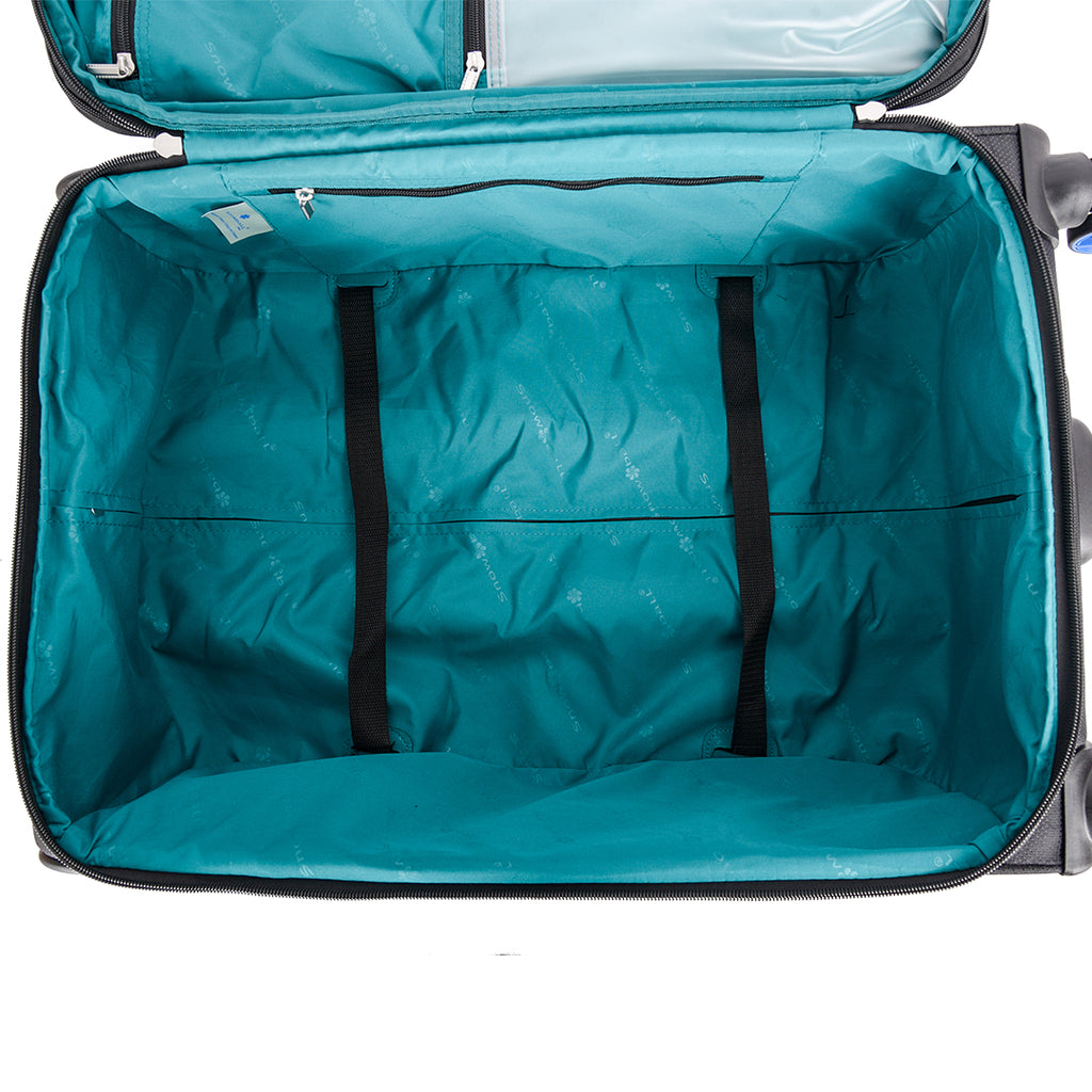 valise cabine 57 cm recyclée à fermeture anti vol p
