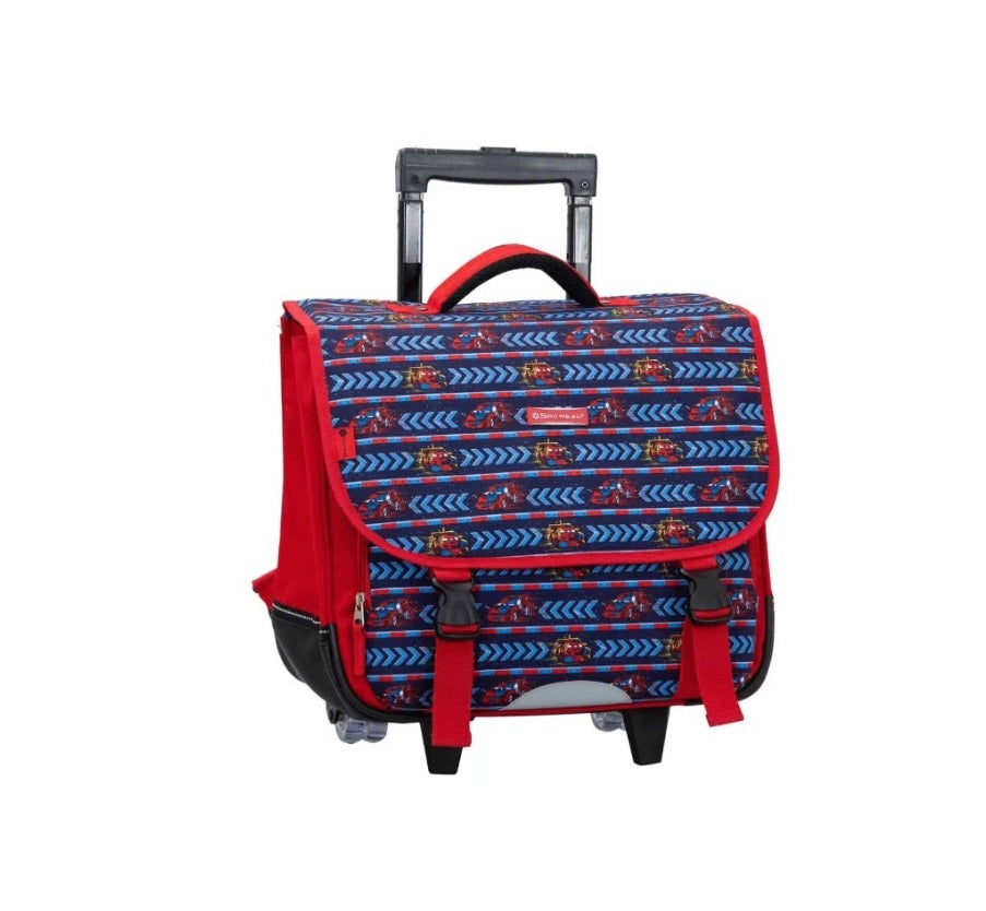 Cartable à roulettes CE1 CE2 Bolides