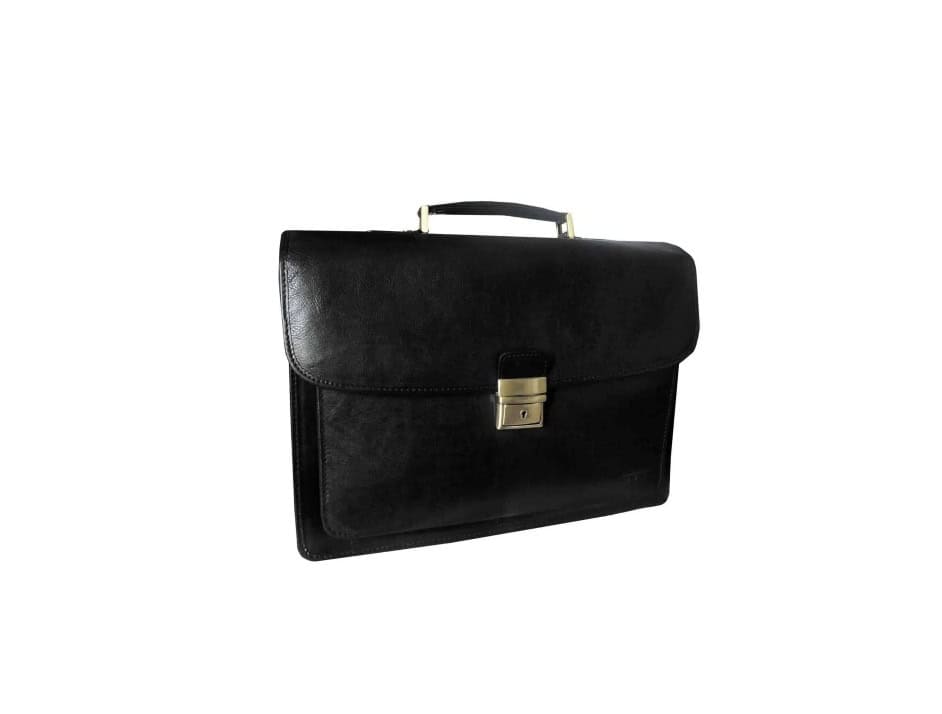 Cartable en cuir 3 soufflets Katana