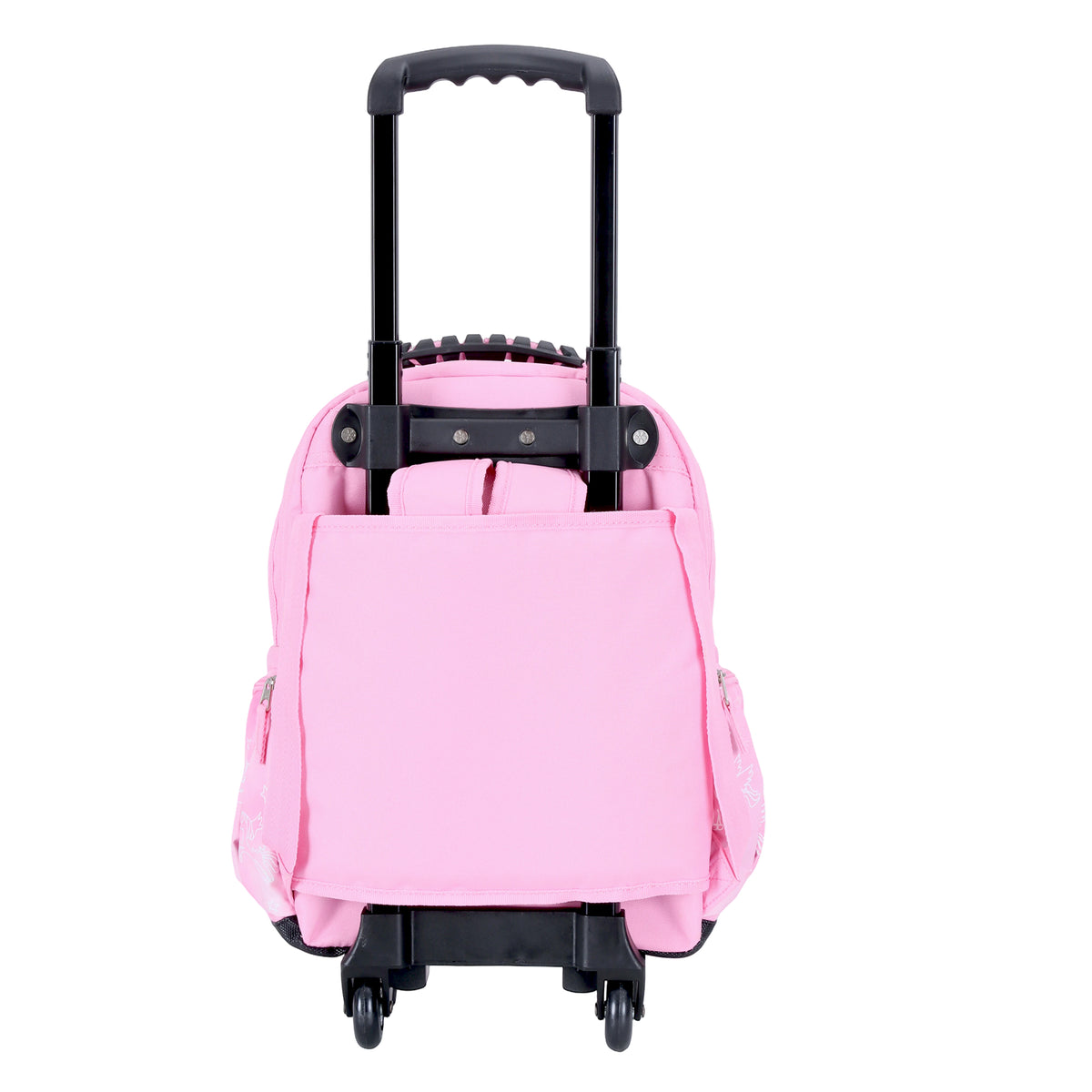 Sac scolaire Snowball Licorne utilisé en mode trolley