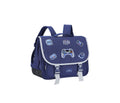 Cartable scolaire garçon CE1 CE2 Snowball T61538 bleu 38 cm motif jeux vidéo pour enfant de 7 à 9 ans vue de face