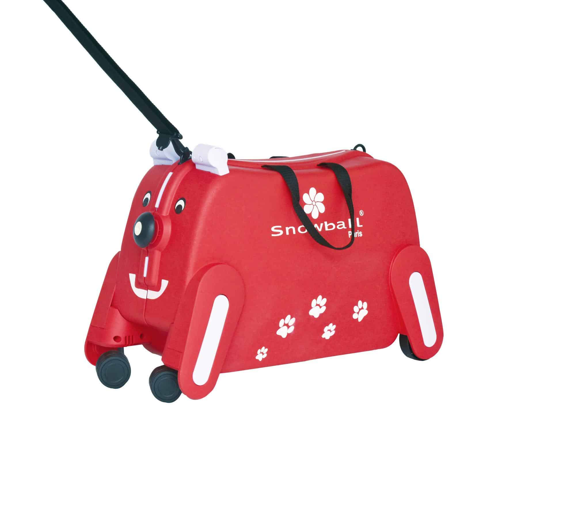 VALISE cabine enfant à chevaucher rouge