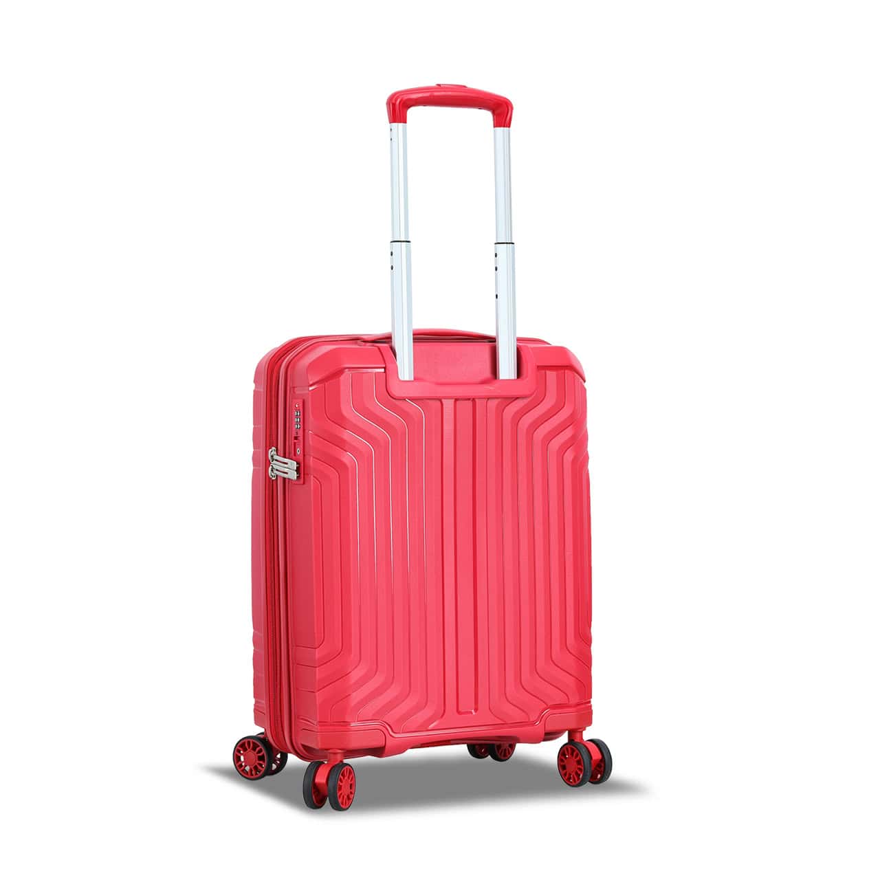Valise cabine rouge Snowball Malaga 55x38x25 cm vue arrière