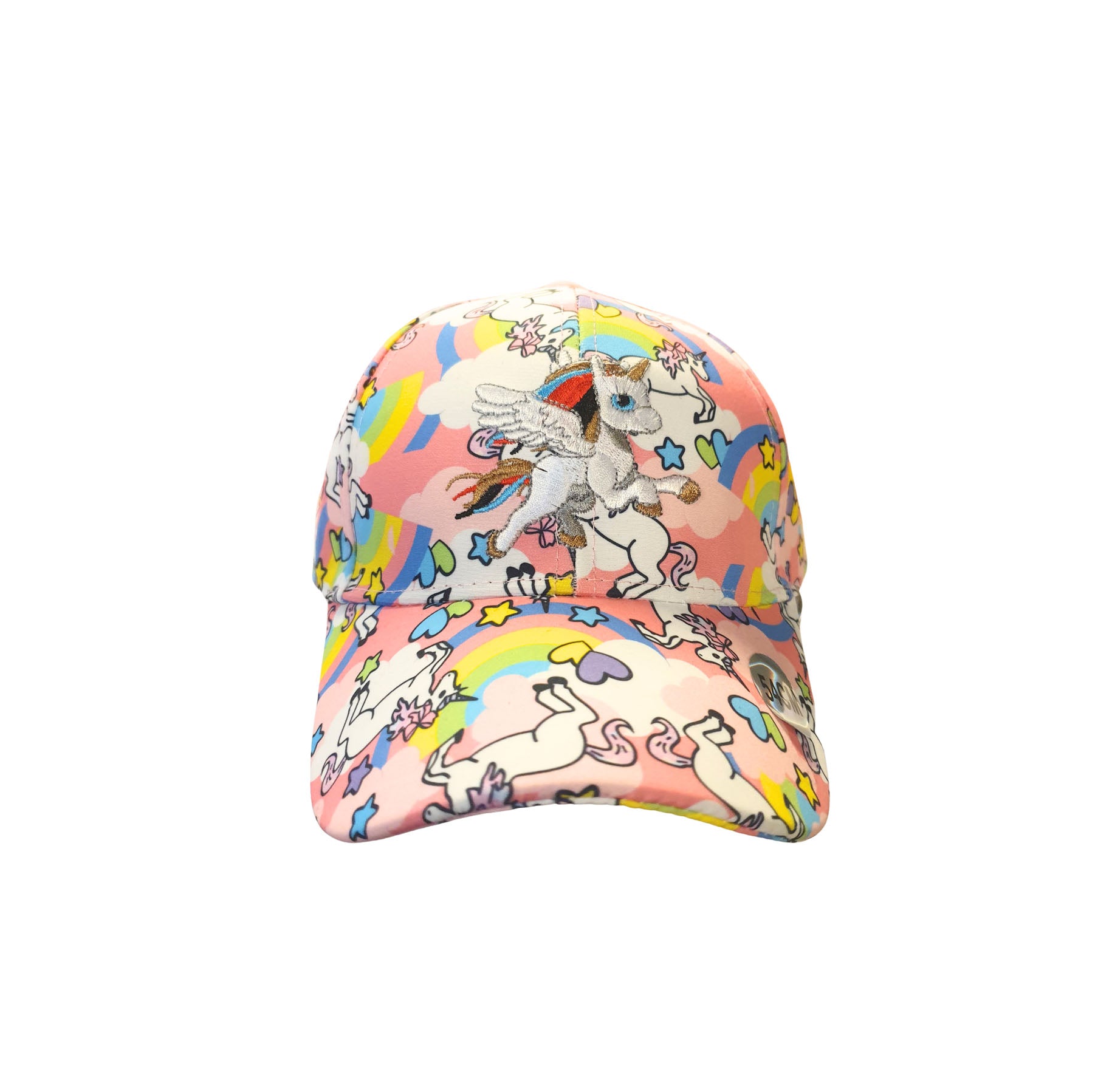 Casquette rose Licorne NY pour fille T54