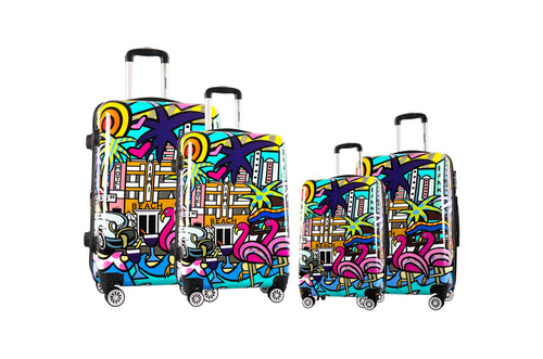 ensemble de 4 valises 75 65 55 et underseat