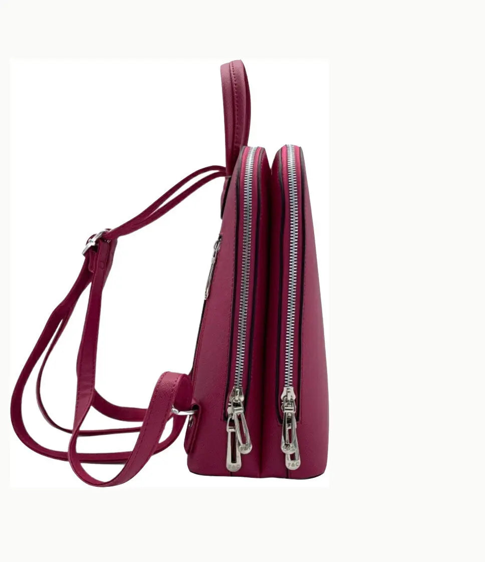 sac à dos de ville femme pas cher rose
