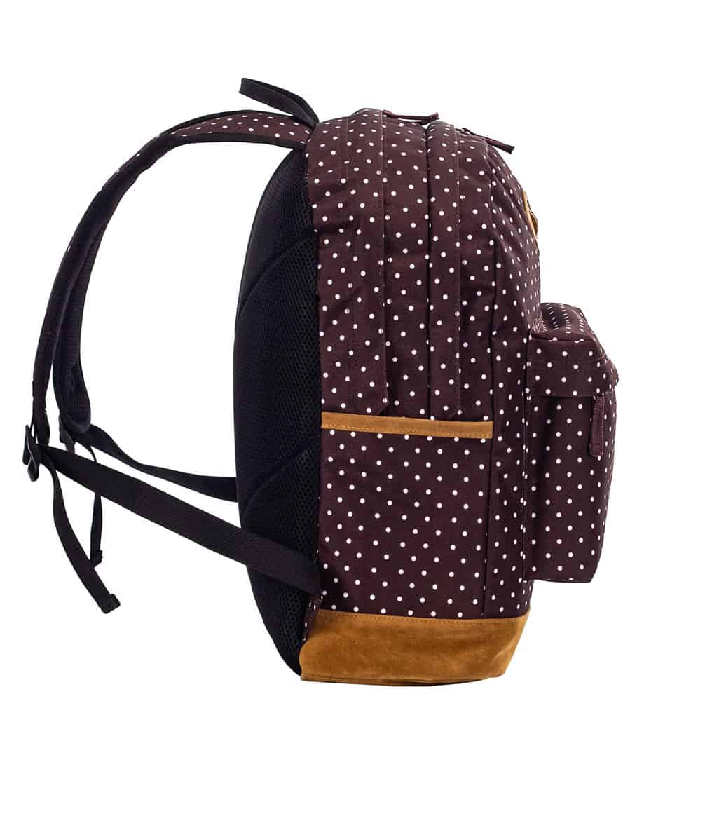 sac à dos à pois snowball marron