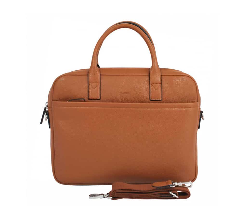 cartable en cuir pour pc 13 pouces katana camel