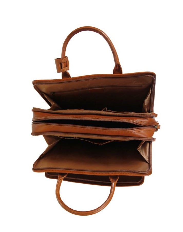 Porte ordinateur en cuir 15 pouces