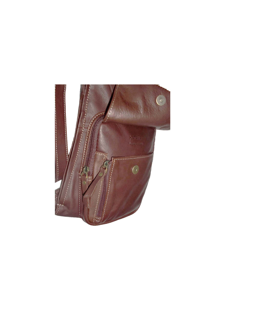 Sac bandoulière en cuir type holster homme