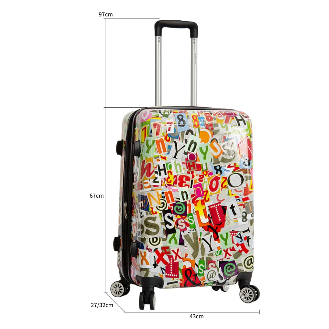 valise rigide 65 cm extensible 36820F