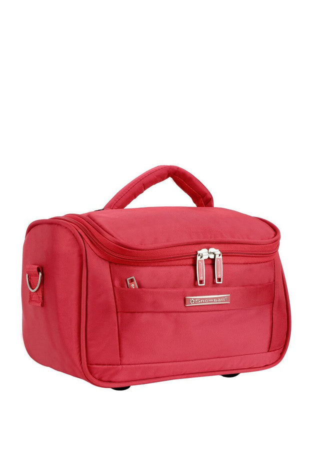 Vanity case souple et Trousse de toilette rouge