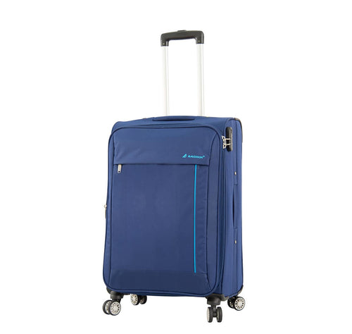 Lot 3 valises souples S/M/L à 4 roues Madisson bleu