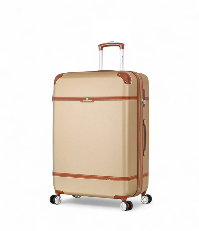 Valise rigide 75 cm New York de Snowball champagne