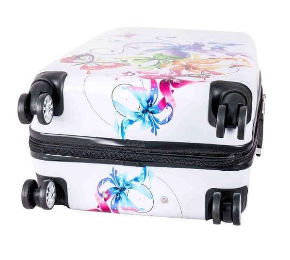 Ensemble de 3 valises « Papillons Fleurs »
