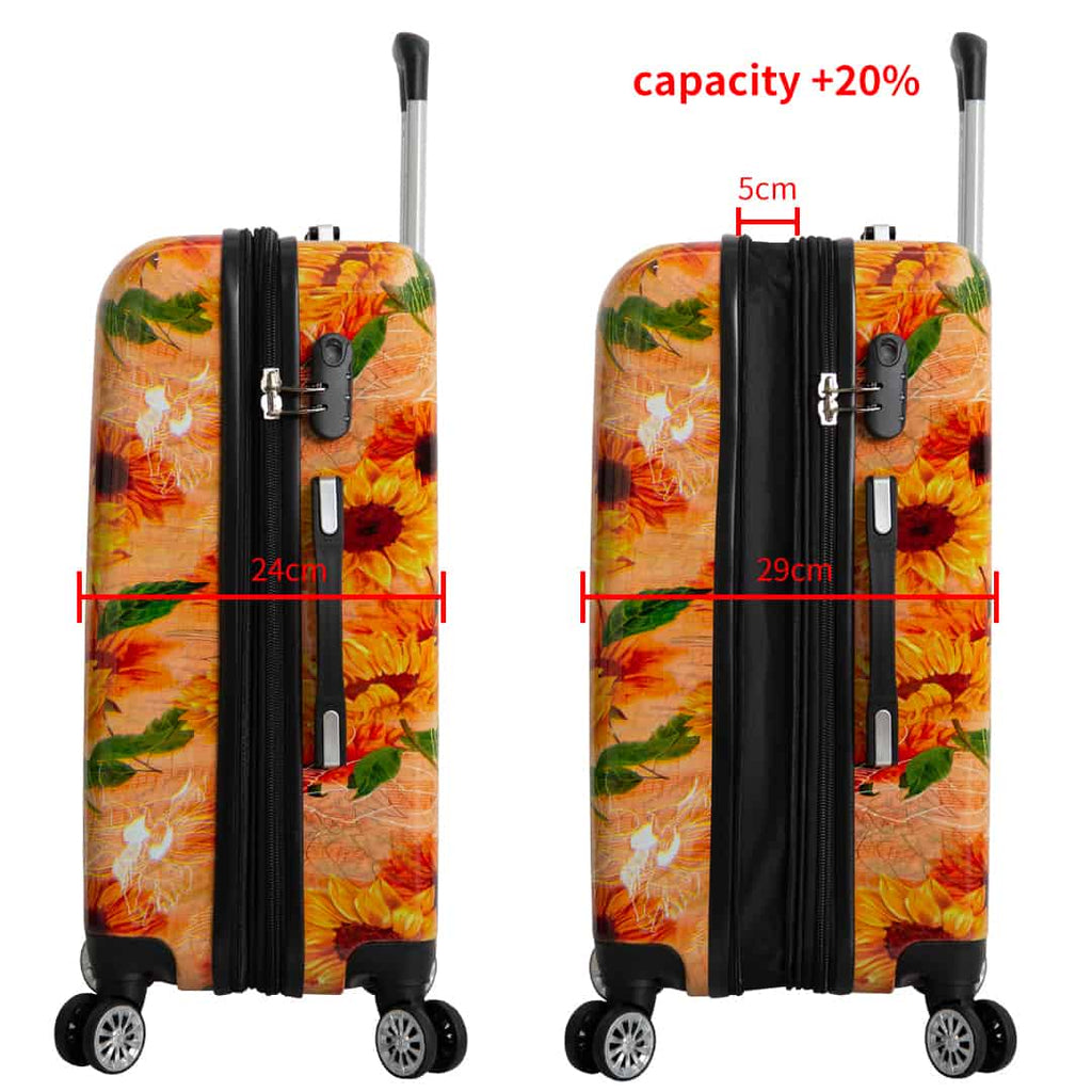 Valise 65 cm rigide en polycarbonate Fleurus