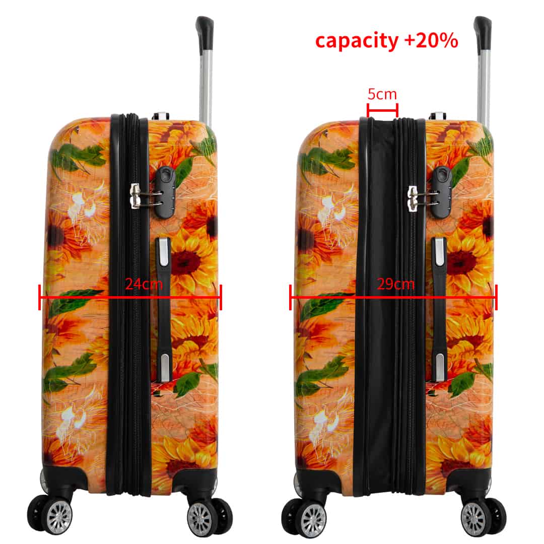 Valise 65 cm rigide en polycarbonate Fleurus