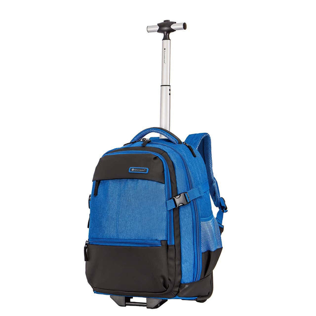 Valise trolley sac à dos business 3-en-1 bleu