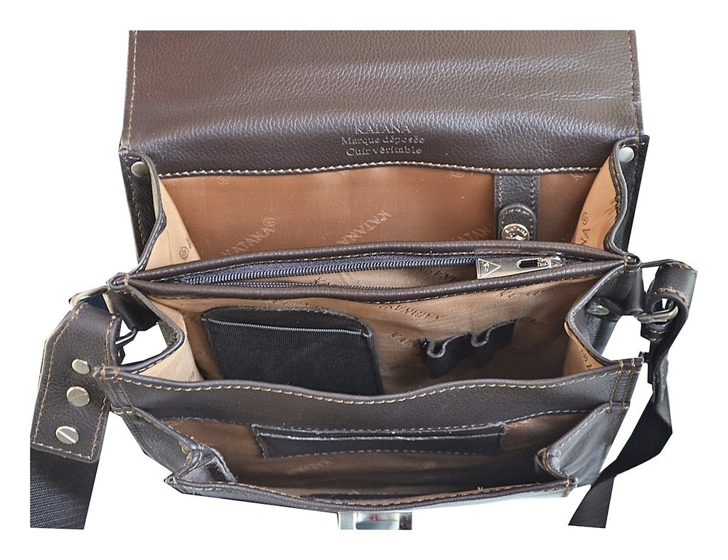 Sacoche en cuir homme katana