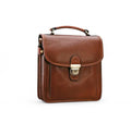 sacoche en cuir pour homme marron katana 31020