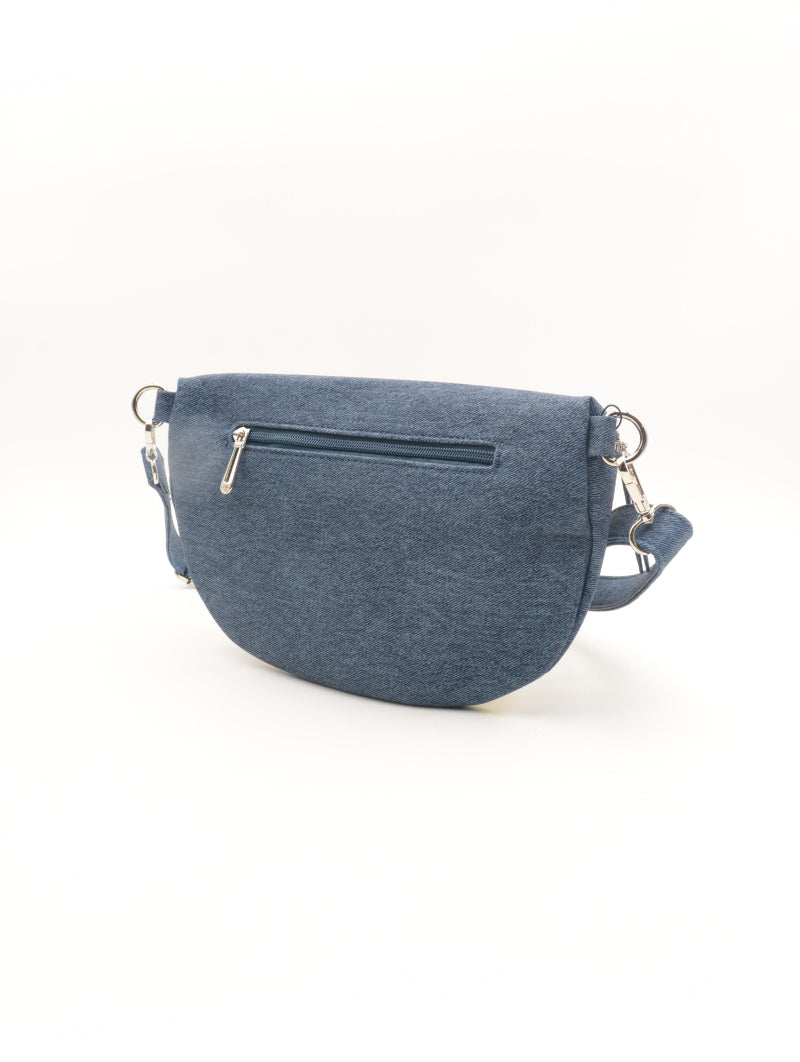 sac banane pour femme bleu jean Elisa