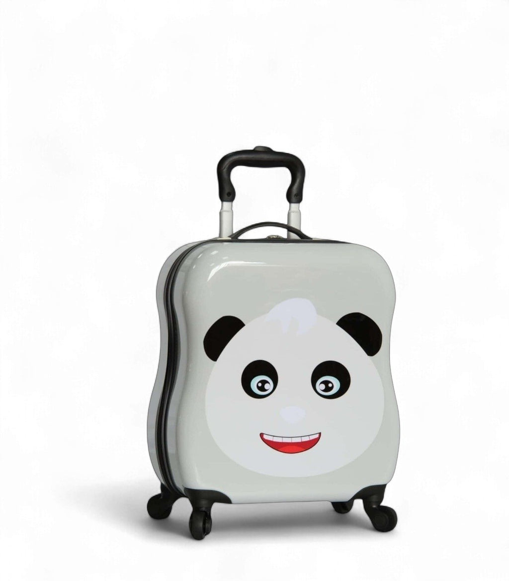 Valise enfant en forme de panda avec design mignon et pratique.