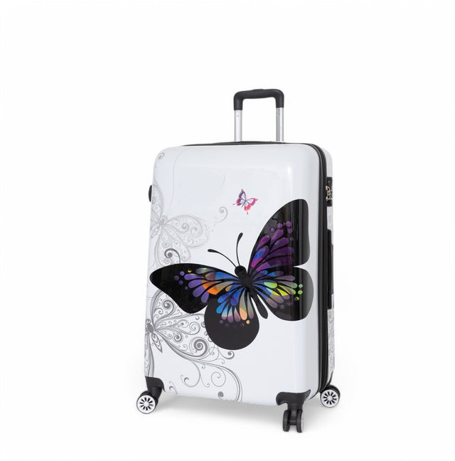 valise rigide extensible 75 cm Bali Madisson blanc