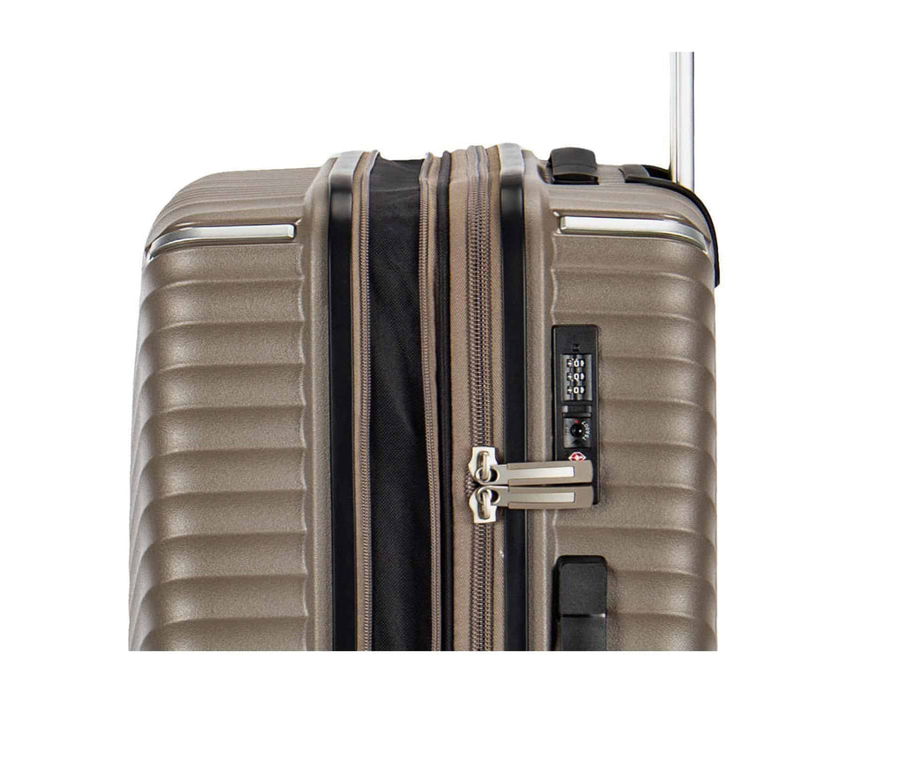 valise moyenne rigide rouge