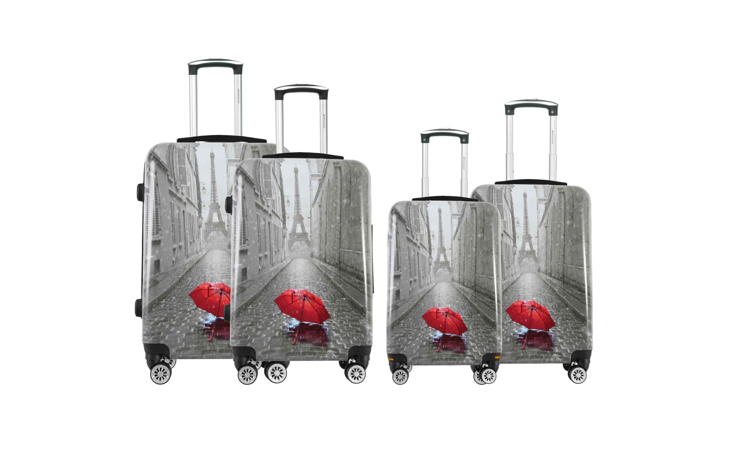Ensemble de 4 valises rigides XL/L/M/S