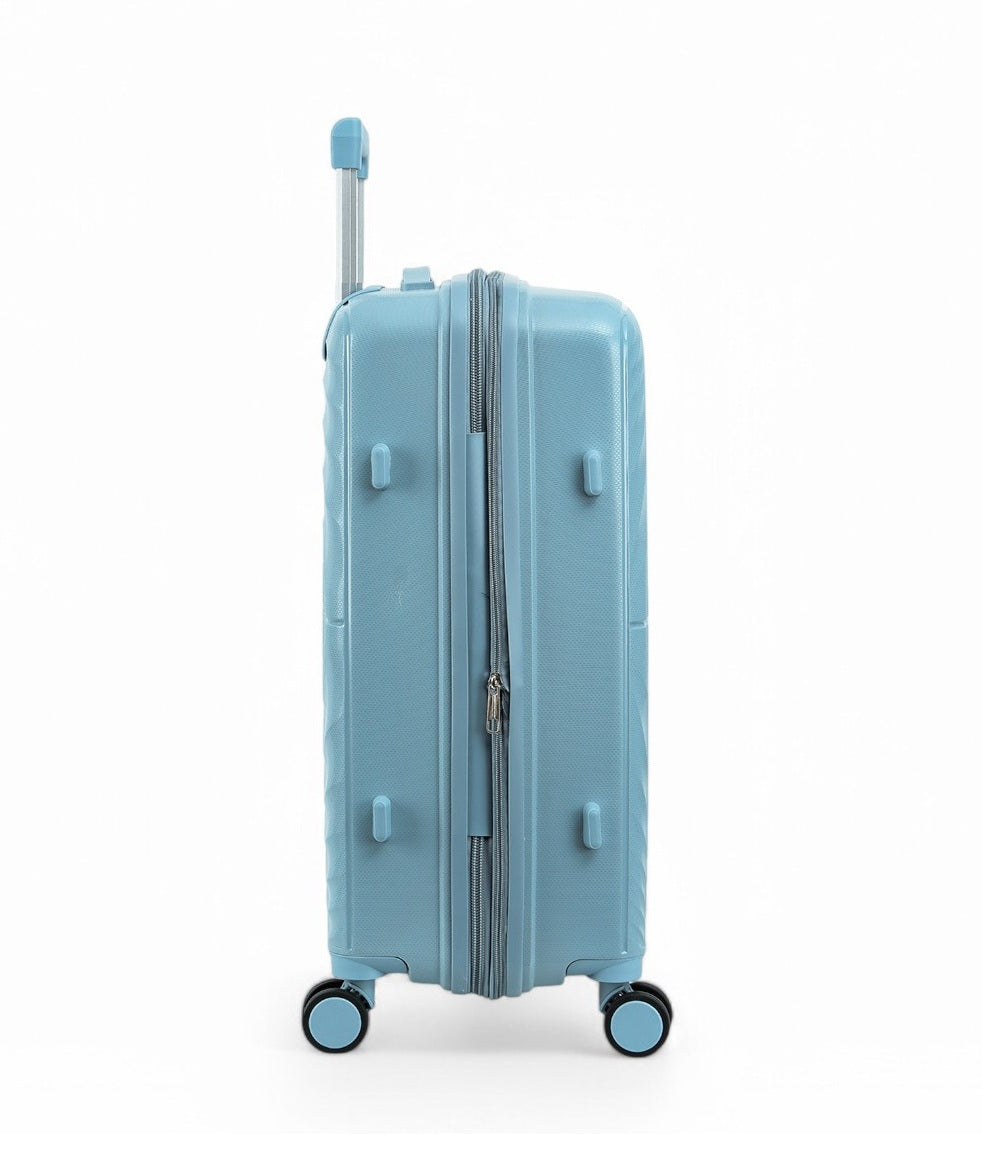 Valise rigide 77 cm extensible Atrium de Madisson bleu