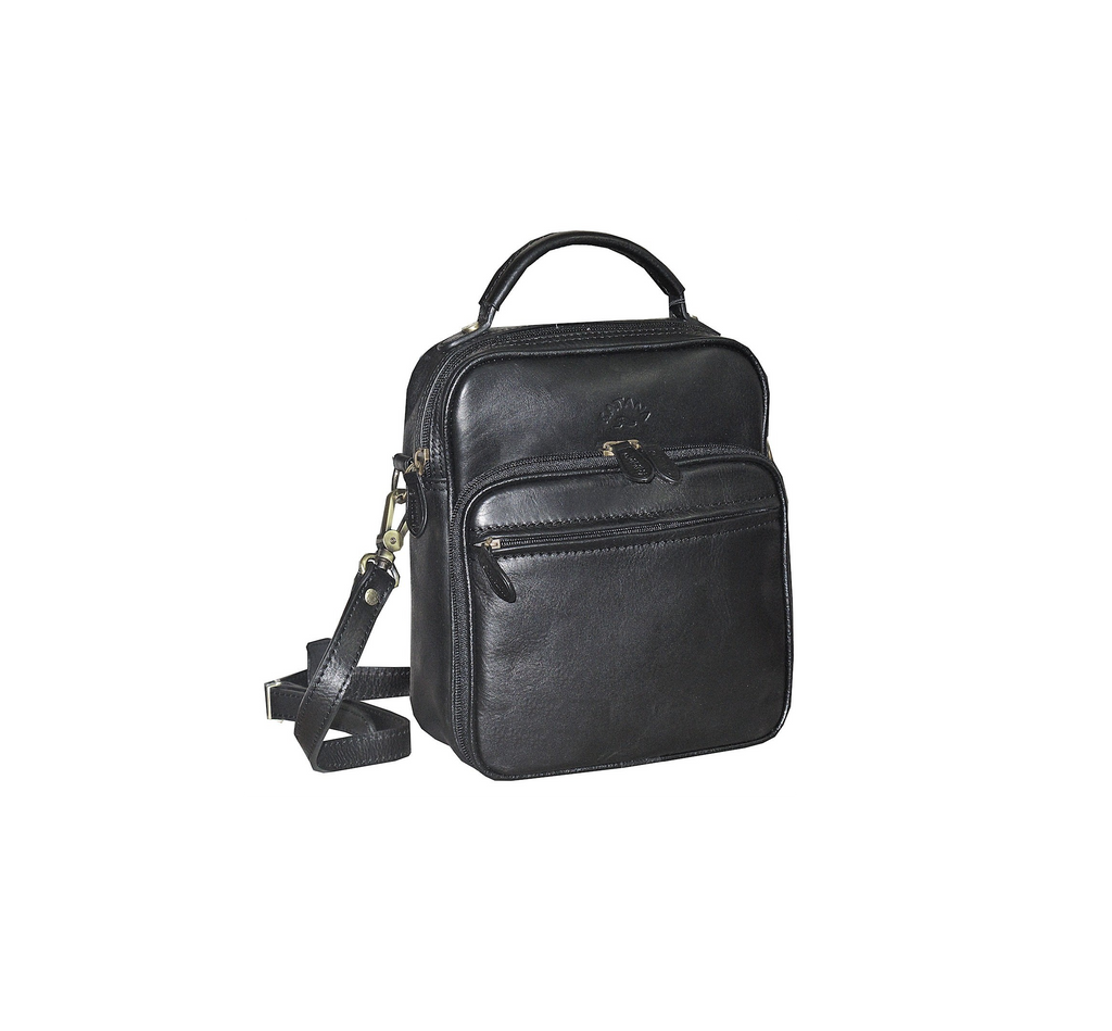 sacoche en cuir pas cher 31026 noir