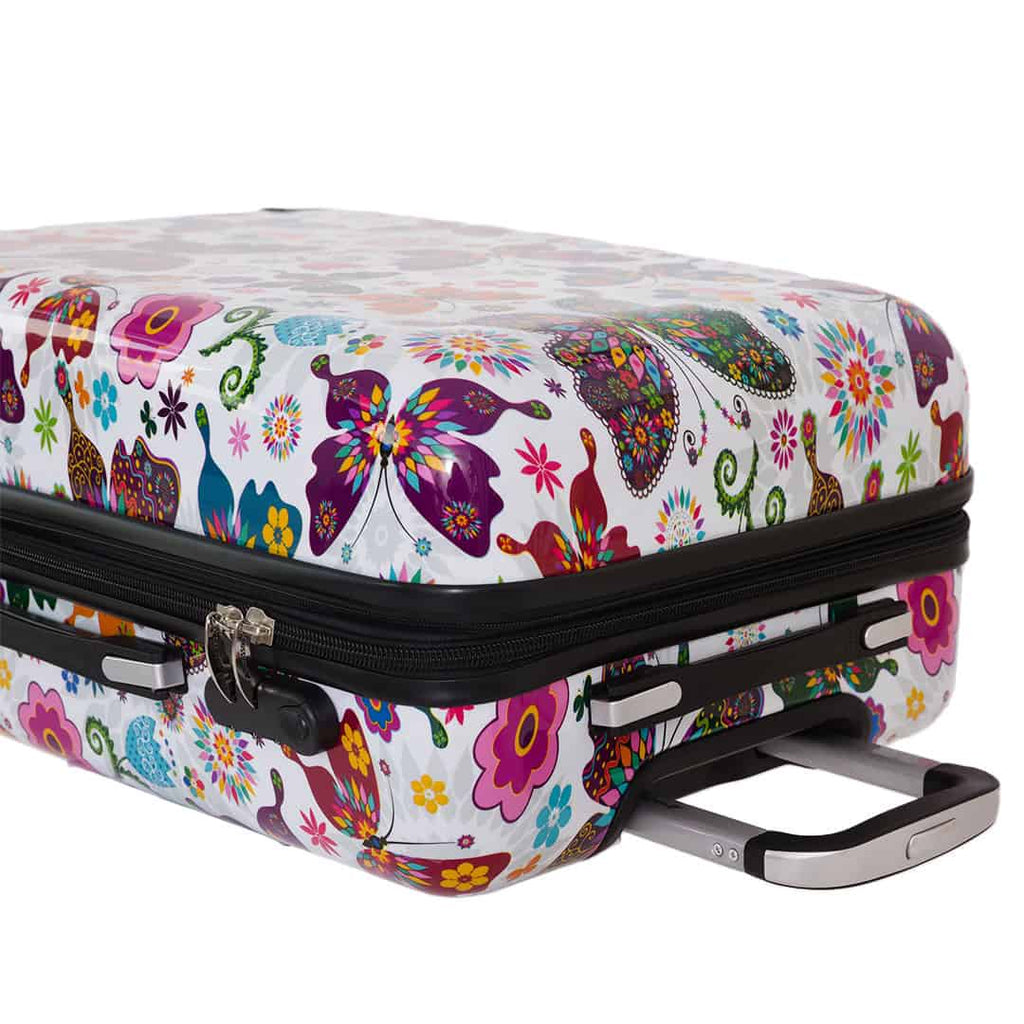 Valise-XXL-76-cm-papillons-fleurs-Madisson-36820U 28 (21)- poignée télescopique