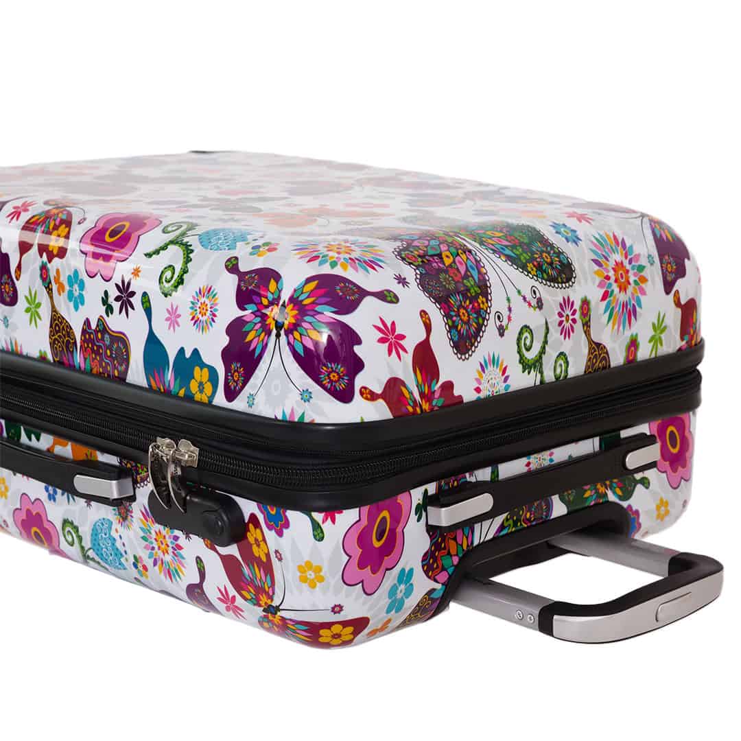 Valise-XXL-76-cm-papillons-fleurs-Madisson-36820U 28 (21)- poignée télescopique