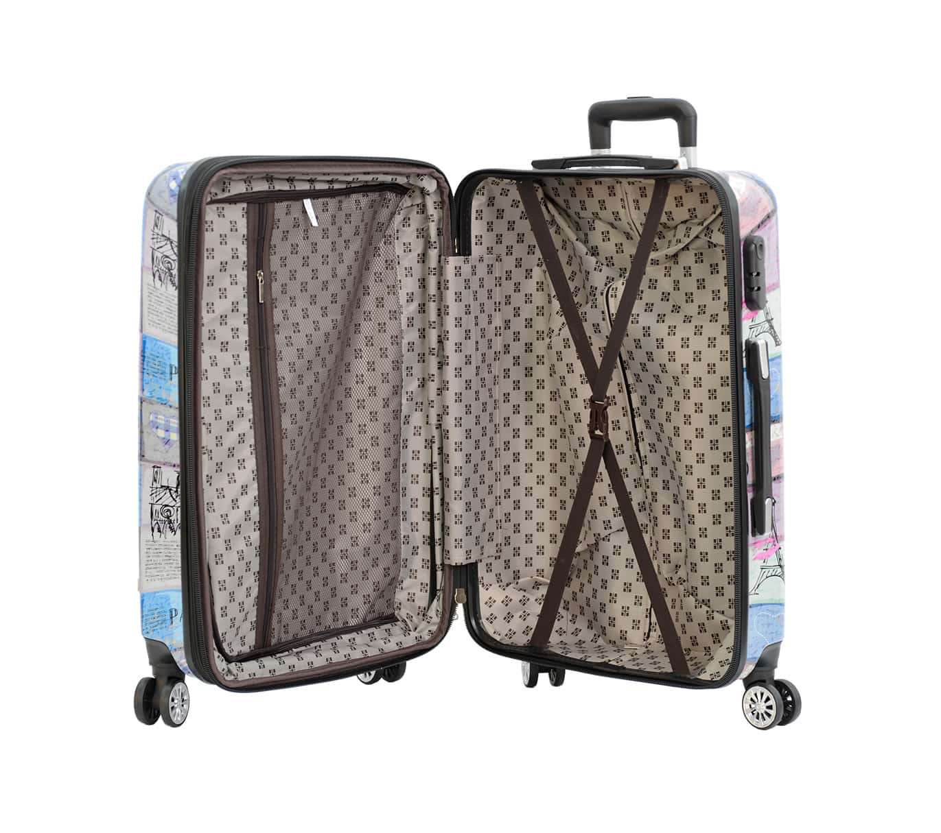 Valise rigide 75 cm extensible paris