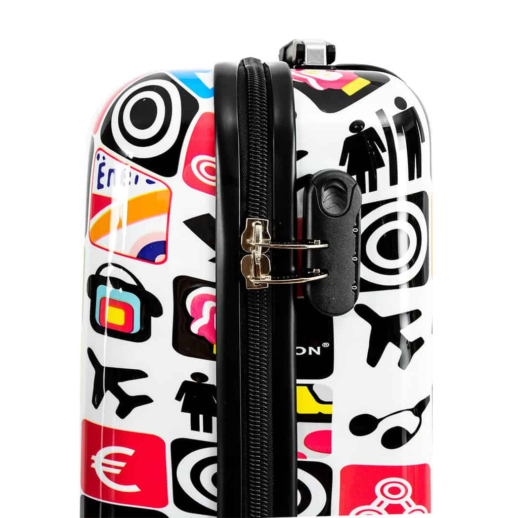 Valise cabine rigide 55 cm Travel Picto – Madisson- vue serrure