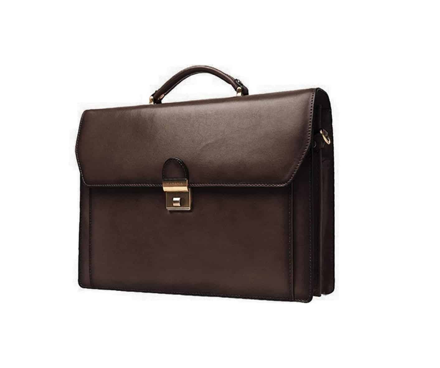CARTABLE EN Cuir pas cher katana marron foncé 63025MF