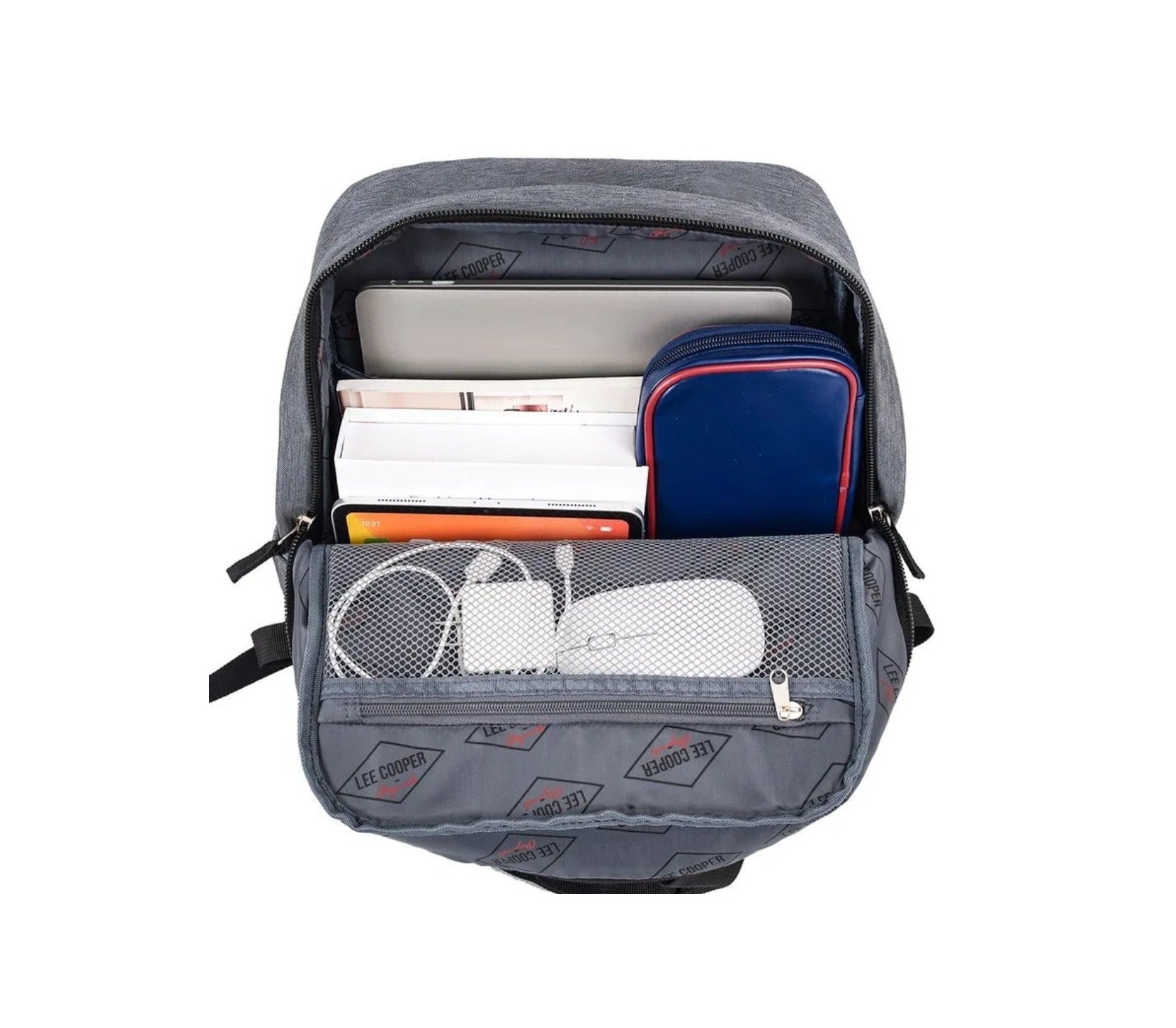 Sac à dos Pc 15,6 pouces Lee Cooper gris