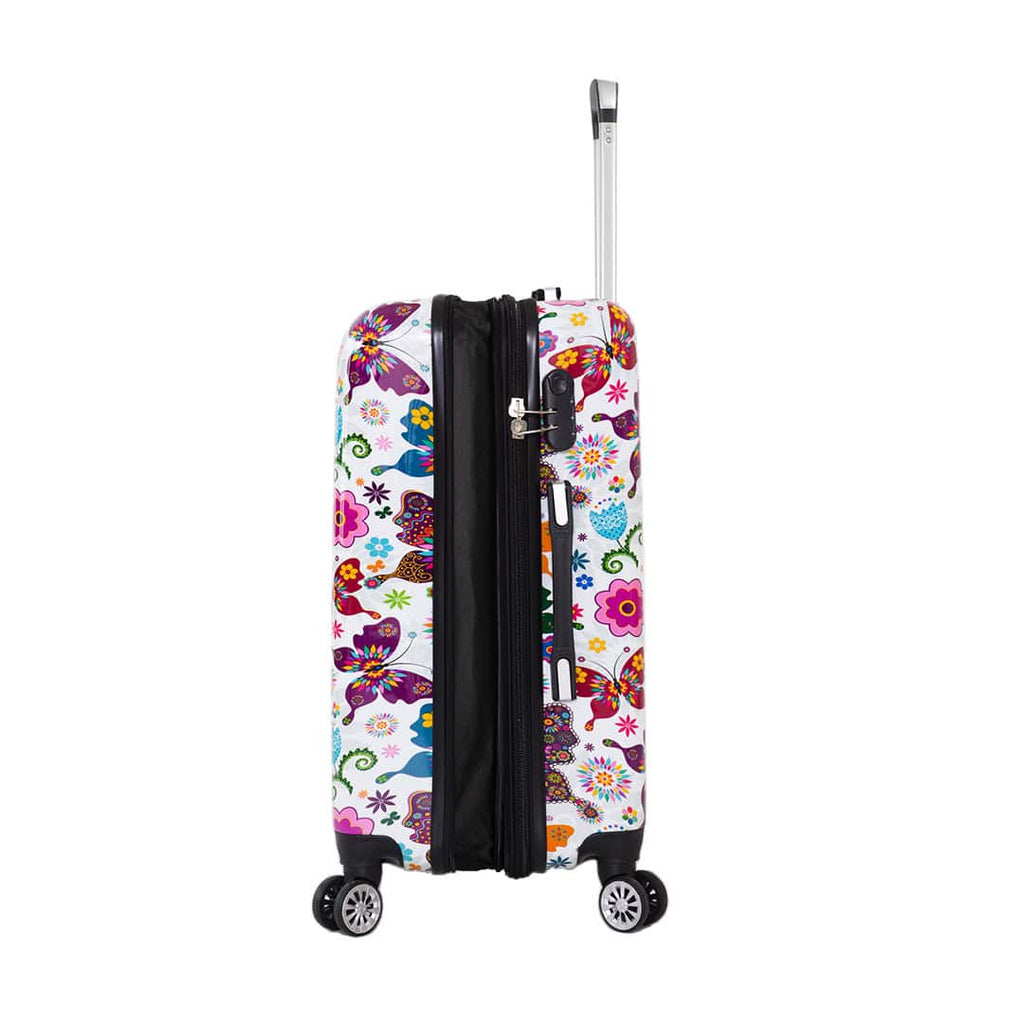 Valise XXL 76 cm papillons & fleurs Kyoto de Madisson