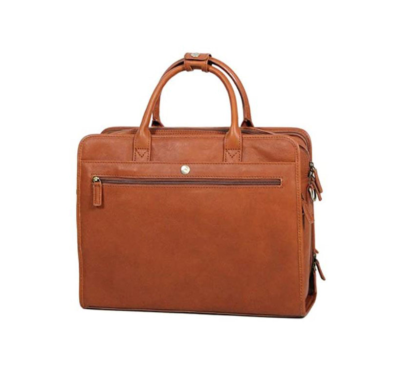 Porte ordinateur en cuir 15 pouces