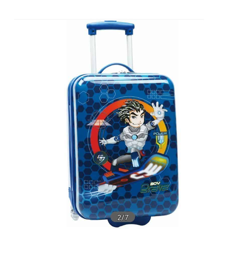 Valise cabine enfant pas cher bleu
