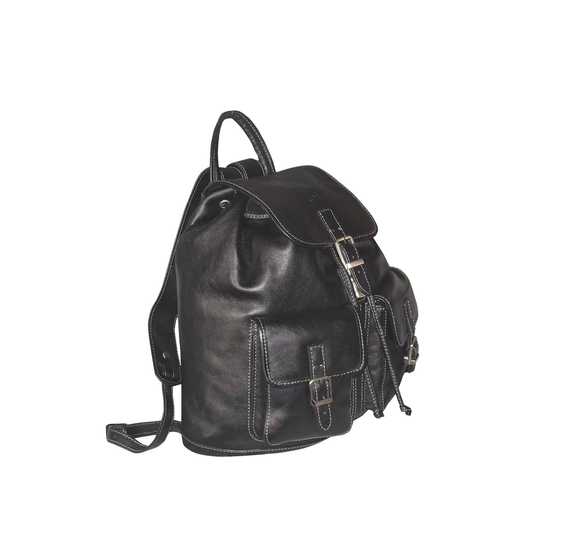 sac à dos en cuir pour femme katana noir 32543