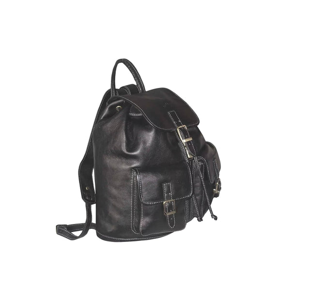 sac à dos en cuir pour femme katana noir 32543