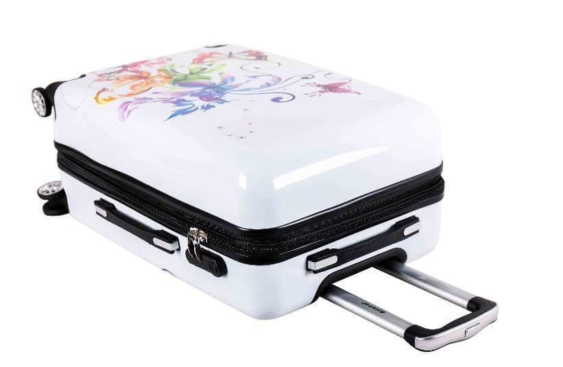 Ensemble de 3 valises « Papillons Fleurs »
