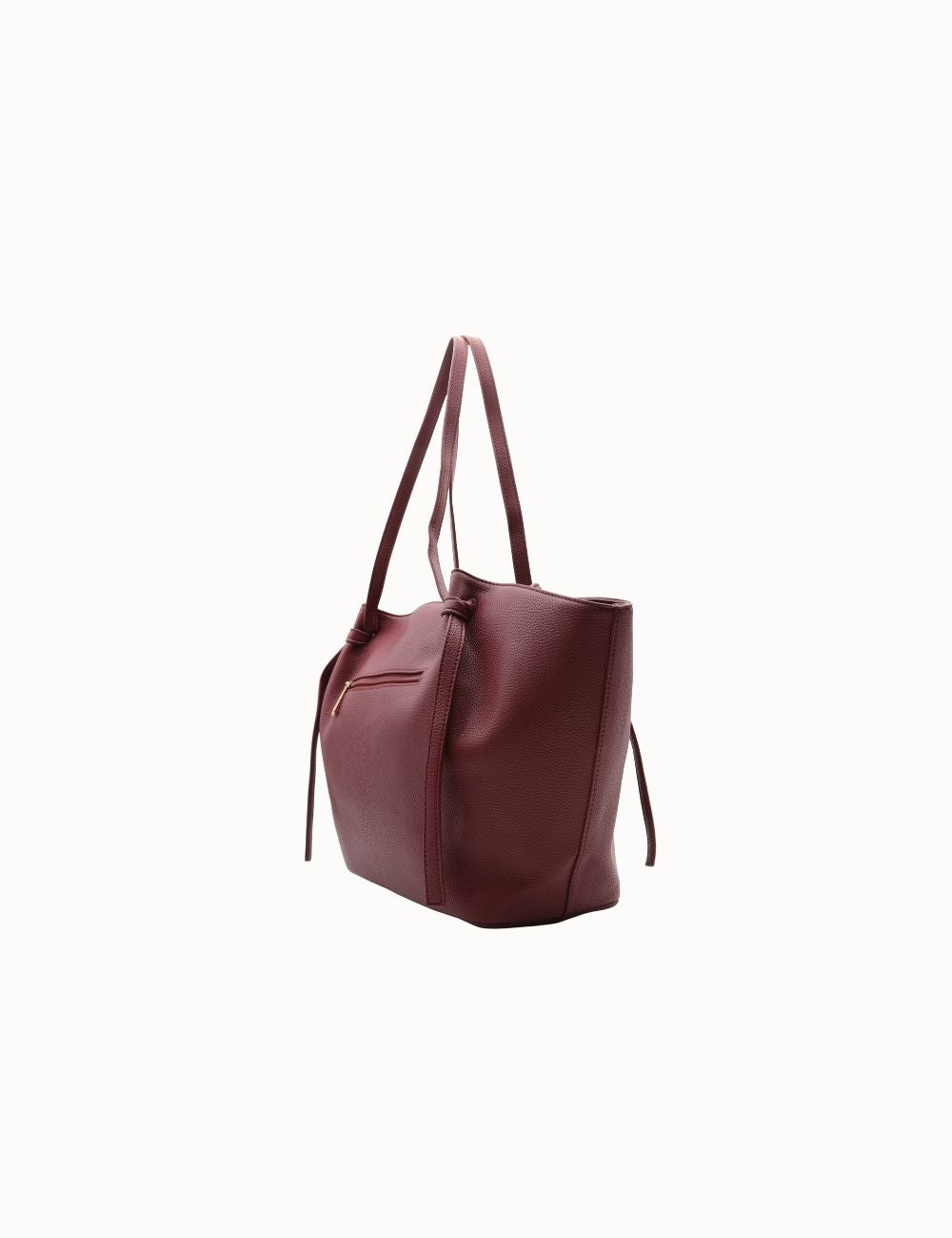 Grand sac cabas femme Flora &amp; Co 9982 bordeaux– vue de face