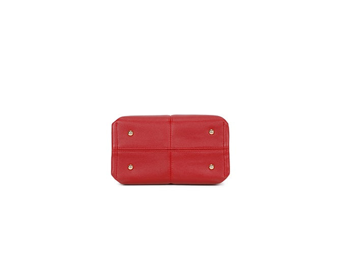 petit sac à main froncé gallantry rouge